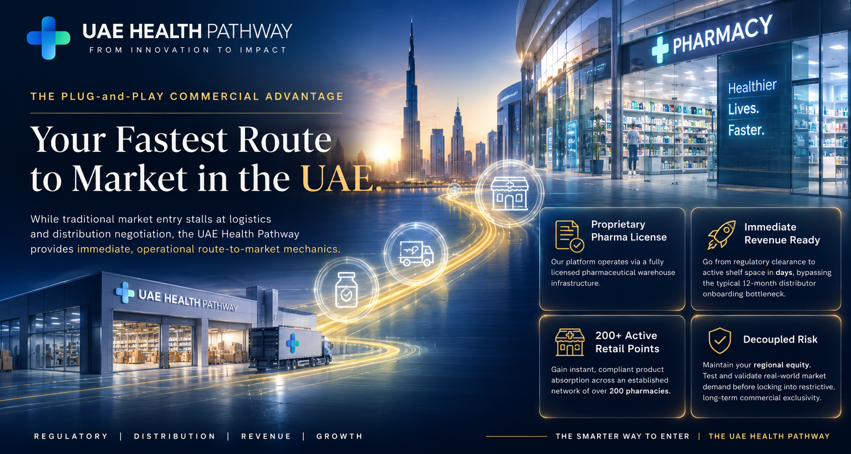 your fastest route to market in the UAE